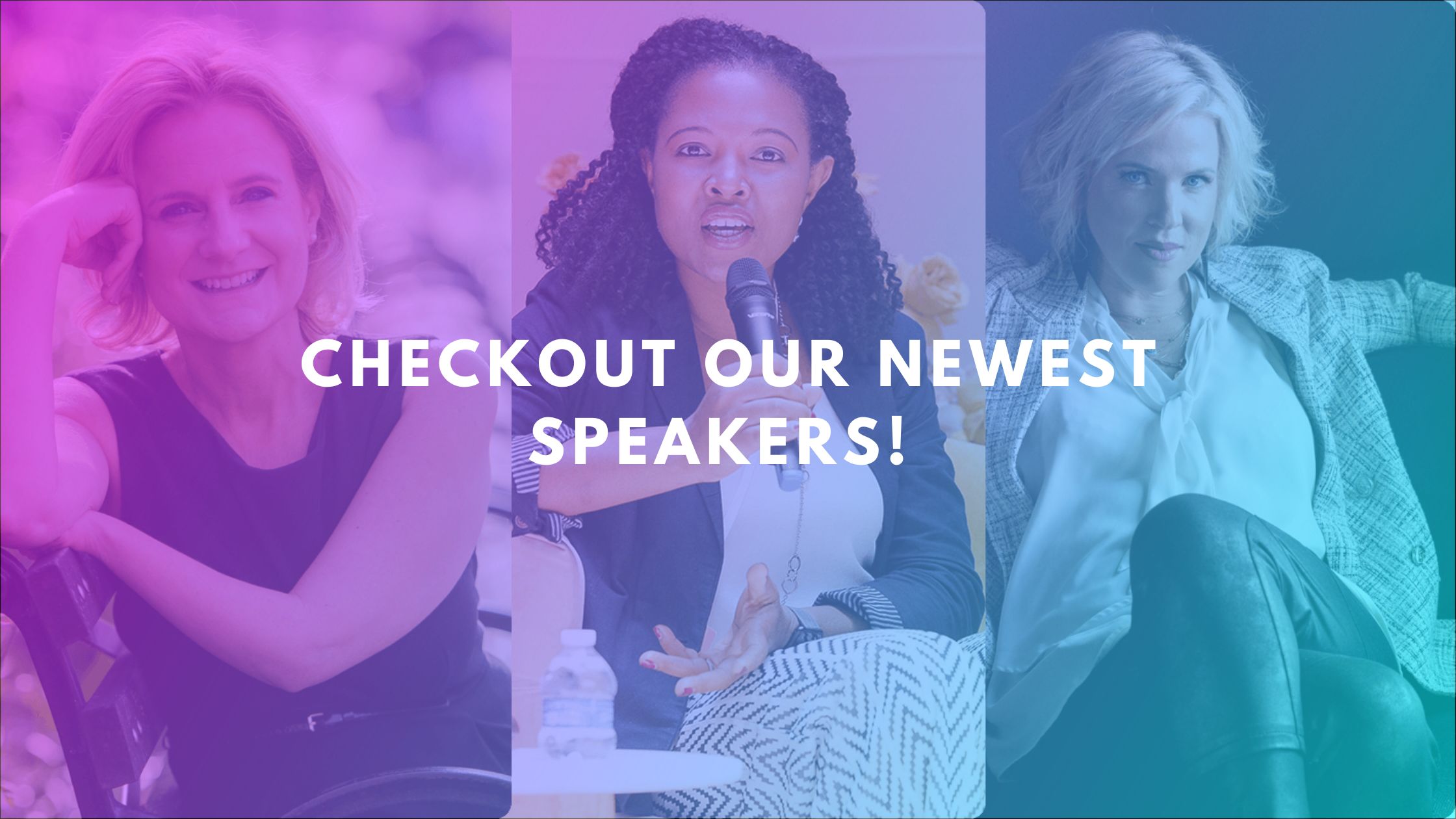 Checkout our newest speakers!