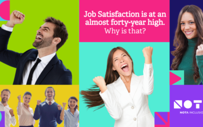 Job Satisfaction is at an almost forty-year high. Why is that?