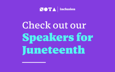Check out our Speakers for Juneteenth