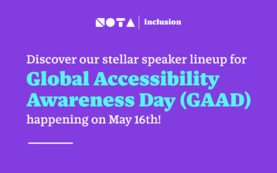 Speaker Recommendations for Global Accessibility Awareness Day