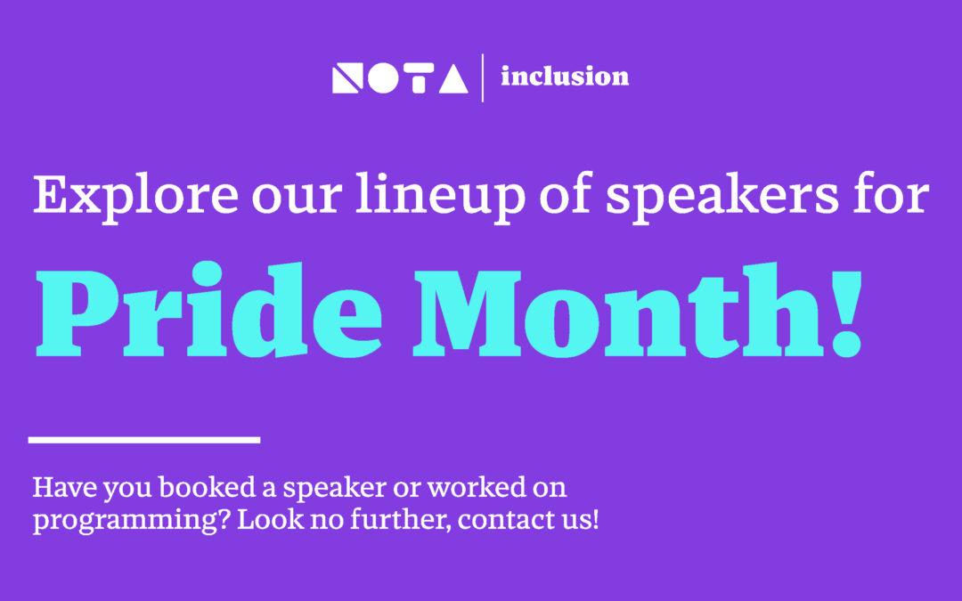 Explore our lineup of speakers for PRIDE Month!